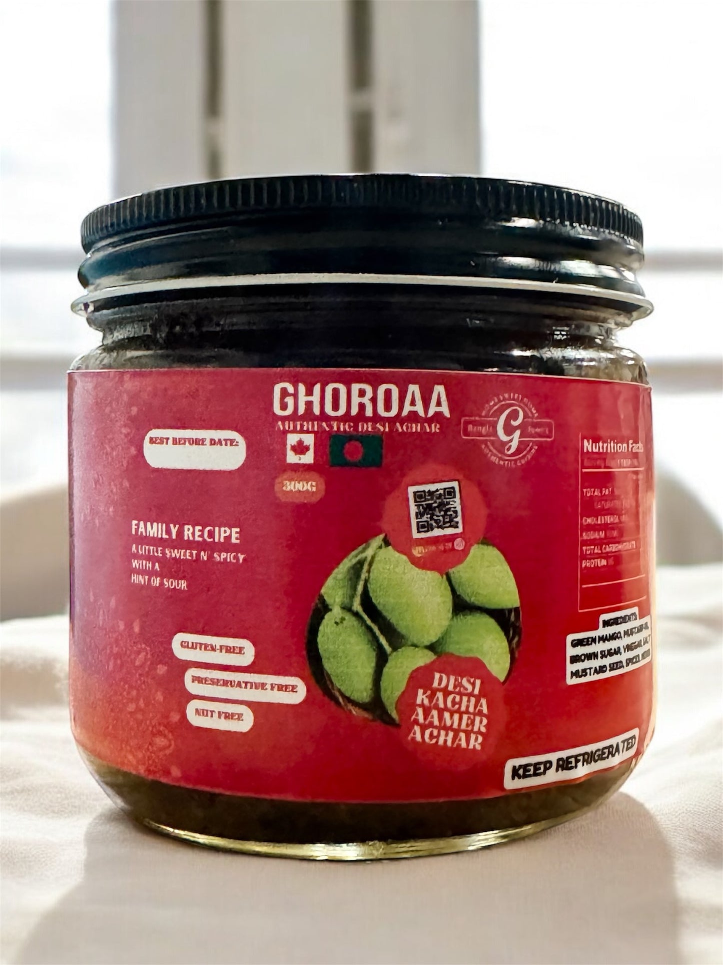 Ghoroaa Kacha Aamer Achar 300g - Ghoroaa Restaurant